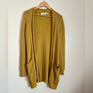 Anthropologie / Sparrow Long Open Cardigan with Pockets - M